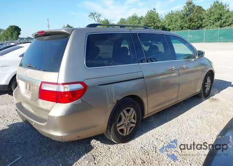 2006 Honda Odyssey Touring из США, поврежденный, VIN 5FNRL38886B006584